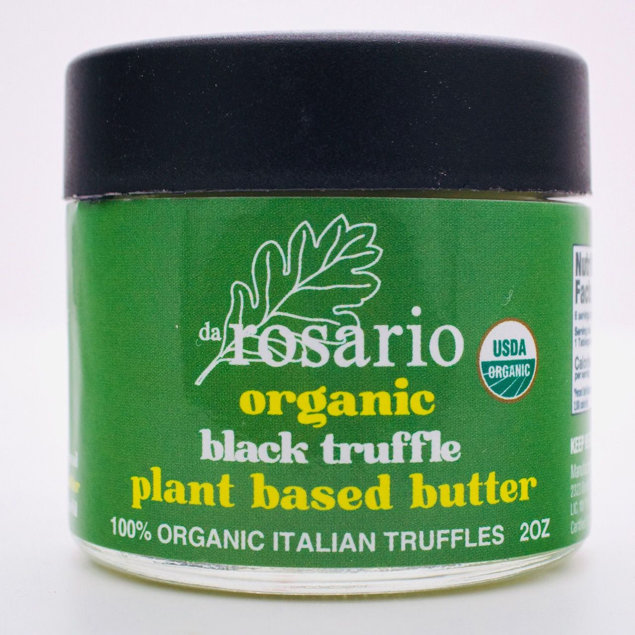 daRosario™ Organic Black Truffle Plant-Based Butter, 2oz