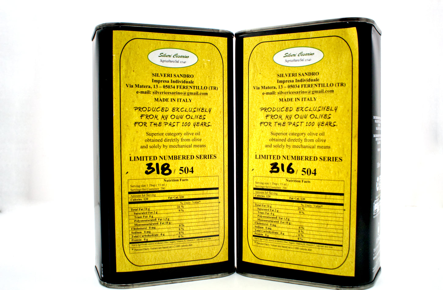 Organic EVOO Small Grove production with gift box - great Valentine's Day Gift!