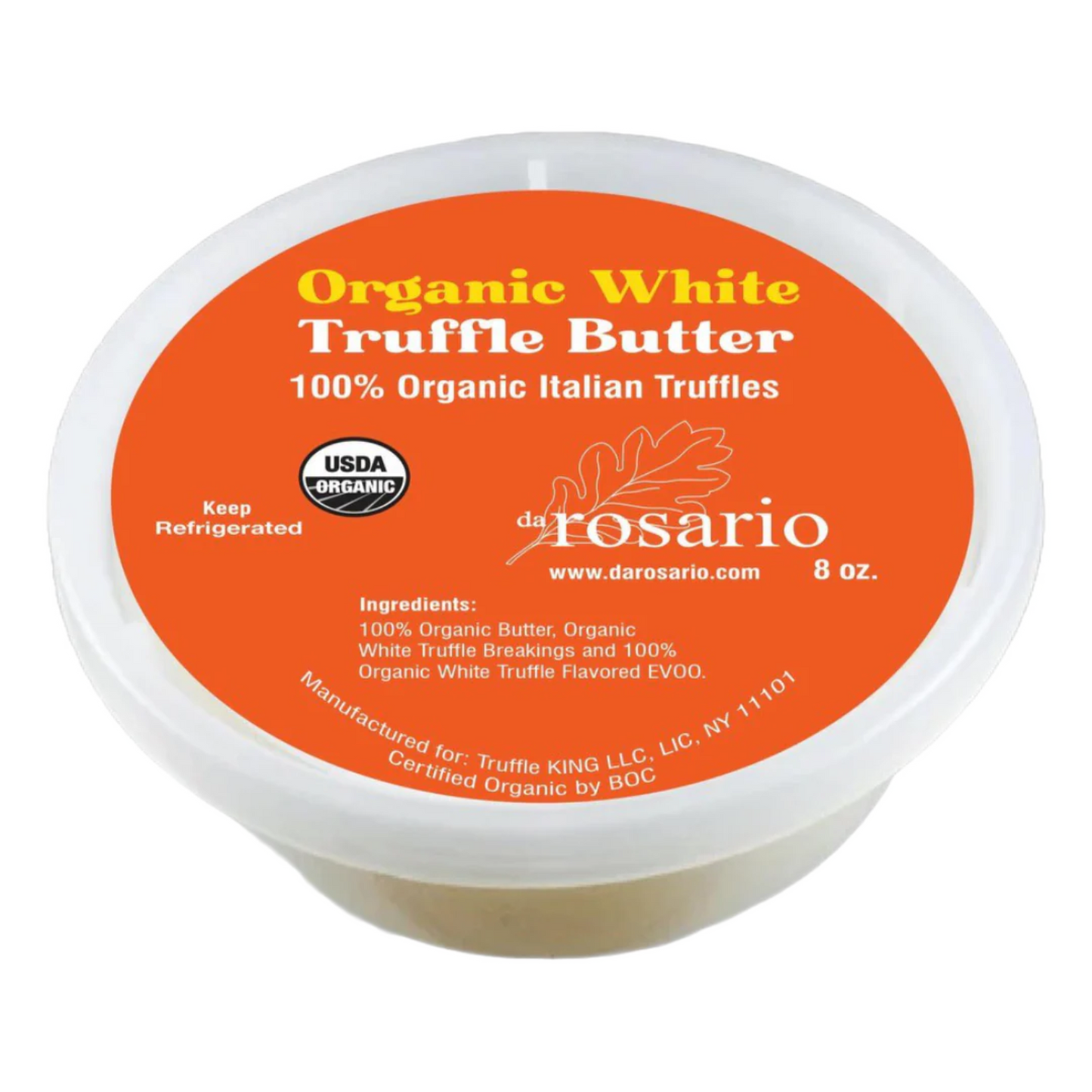 USDA 100% Organic White Truffle Butter 8oz