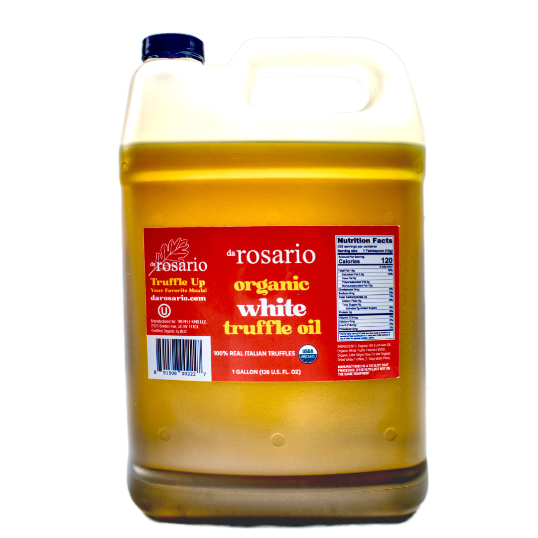 daRosario™ Organic White Truffle Oil 1-Gallon
