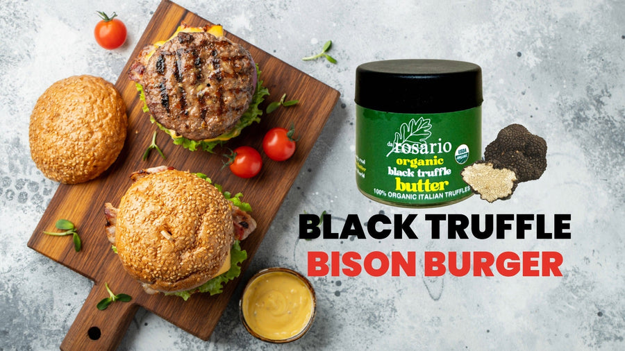 Black Truffle Bison Burger
