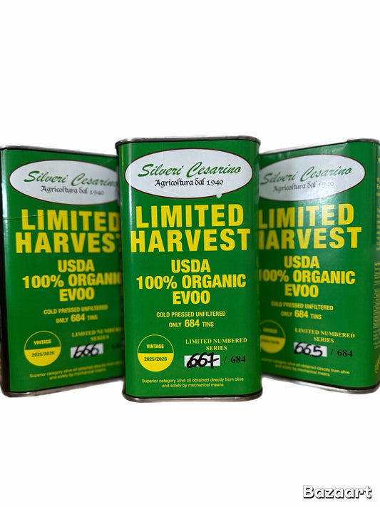 Organic EVOO Small Grove production with gift box - NEW Harvest!