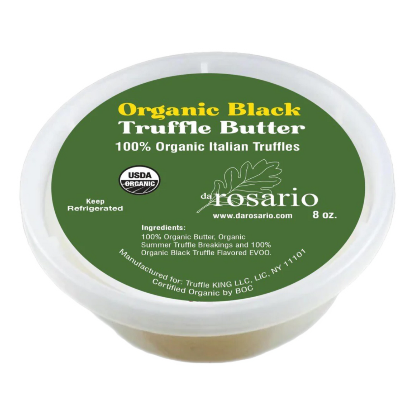 USDA 100% Organic Black Truffle Butter 8oz