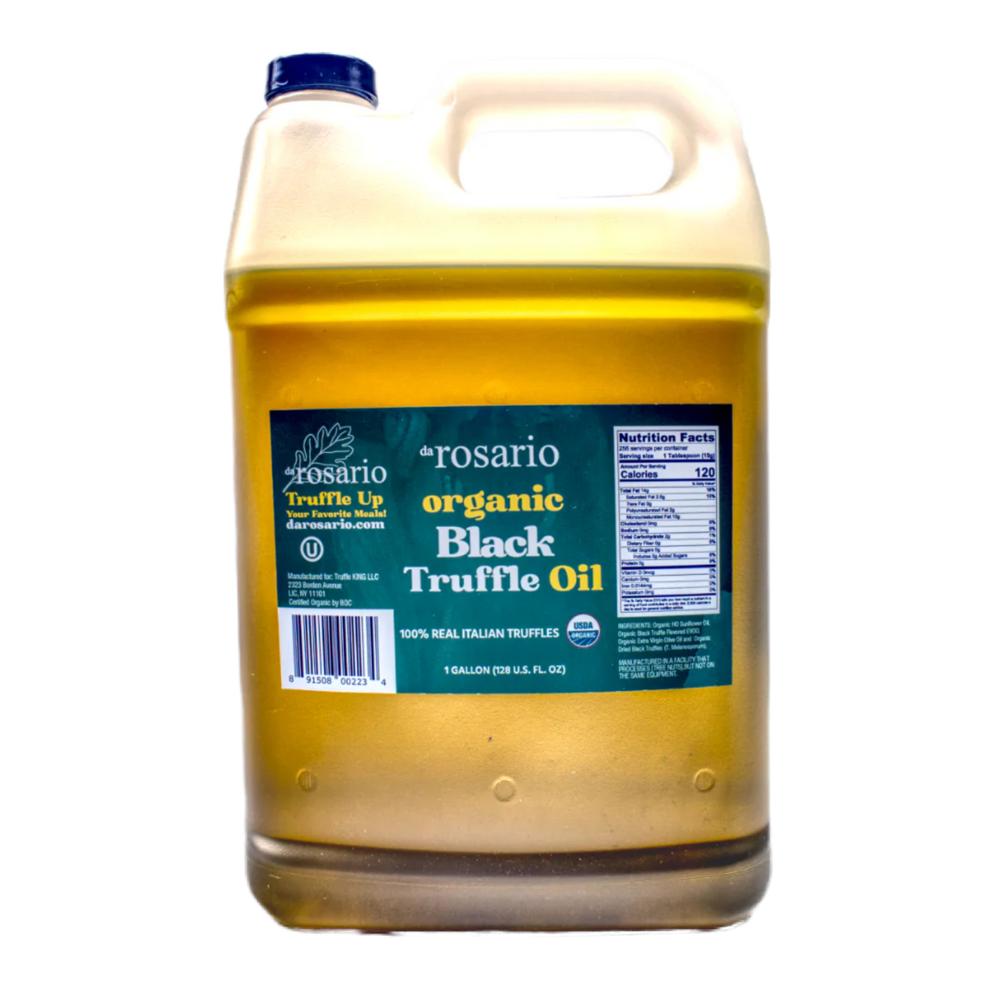 daRosario™ Organic Black Truffle Oil 1-Gallon