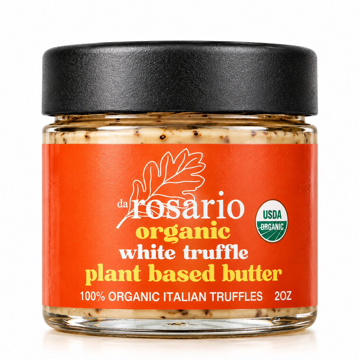 daRosario USDA Organic plant-based truffle butter, 2 oz jar