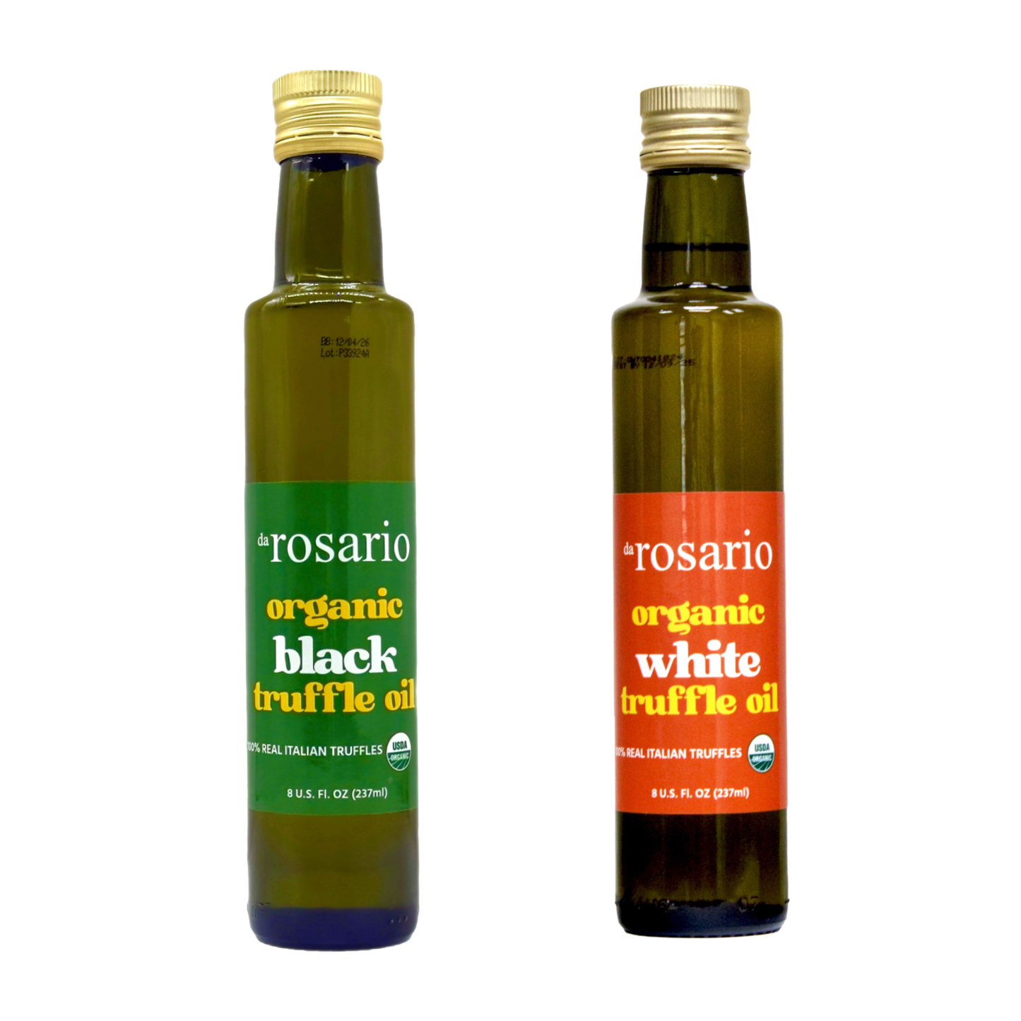 daRosario™ Organic Truffle Oils set of 2 - 8oz ea.