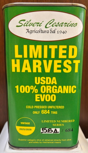 Organic EVOO Small Grove production with gift box - NEW Harvest!